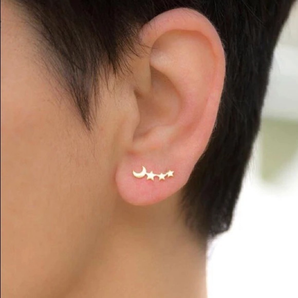 NEW!💙💎ROSE!💗💛GOLDEN!⭐️STARS!🌙MOON! STUDS!💎💙 - Picture 4 of 8